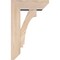 Ekena Millwork Imperial Slat Smooth Bracket w/ Offset Brace, Douglas Fir, 5 1/2"W x 14"D x 22"H BKT0604X14X22IMP06SDF - alternate 3